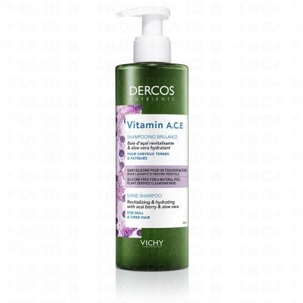 VICHY Dercos Nutrients Vitamine A.C.E Shampooing brillance flacon pompe 250 ml