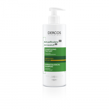 VICHY Dercos - Shampooing traitant anti-pelliculaire cheveux secs 390ml