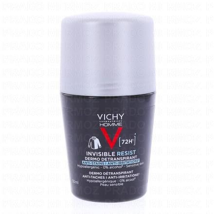 VICHY Homme Dermo-détranspirant Invisible Protect 72h anti-taches anti-irritations (50ml)