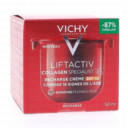 VICHY Liftactiv Collagen Specialist 16 - Crème de jour Spf50 recharge 50ml