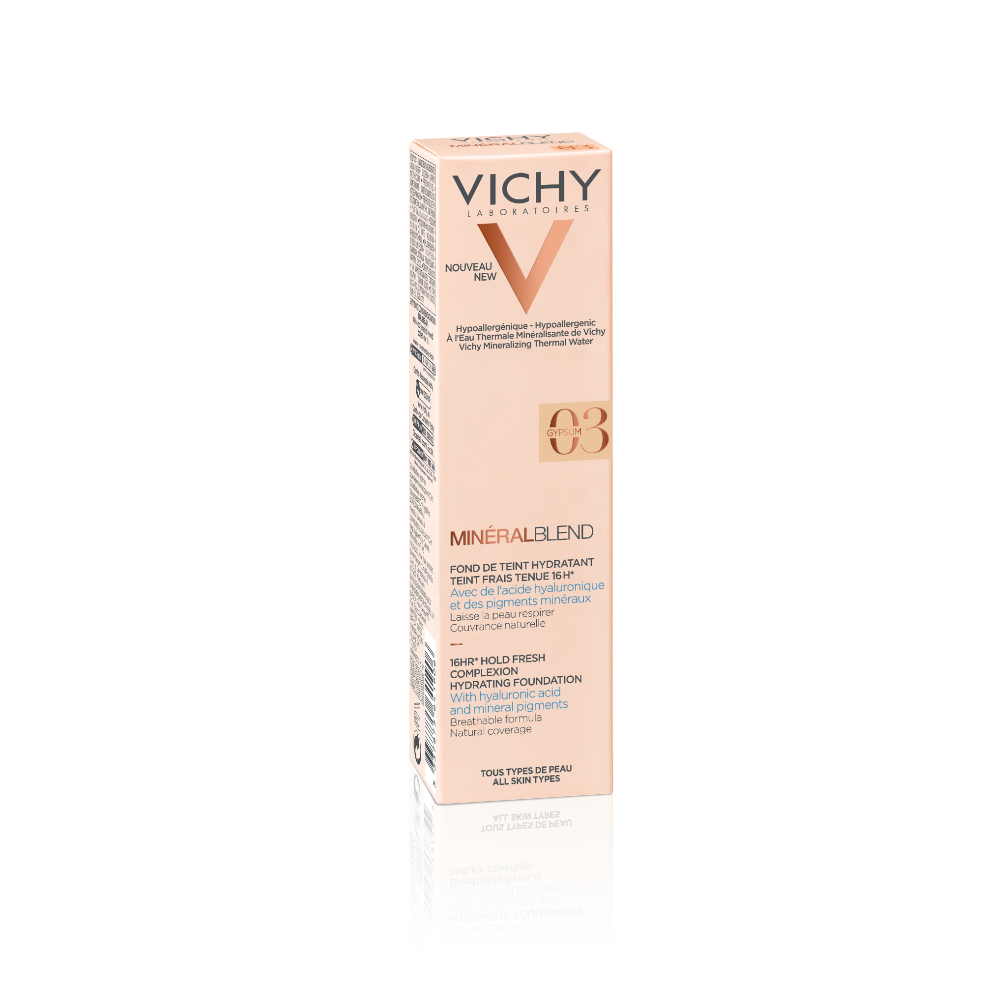 VICHY MinéralBlend Fond de teint hydratant tube 30ml teinte 03 ...