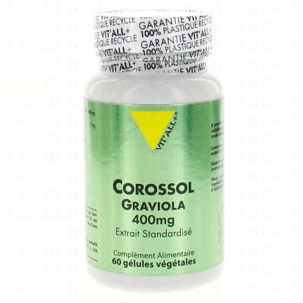 VIT'ALL+ Corossol Graviola 400mg 60 gélules