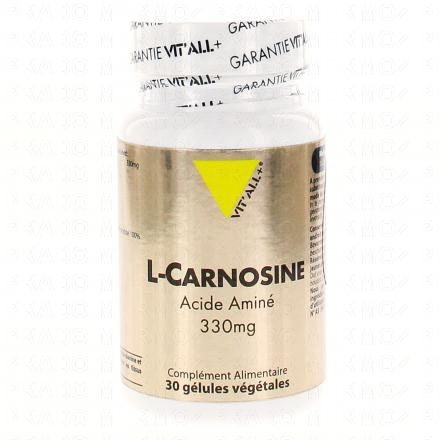 VIT'ALL+ L-Carnosine acide aminé 330mg 30 gélules