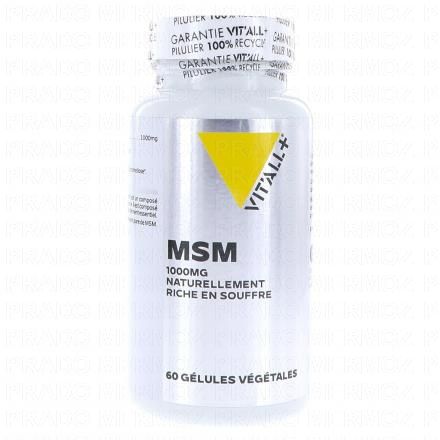 VIT'ALL+ MSM (Methyl-Sulfonyl-Methane) 1000mg x60 gélules