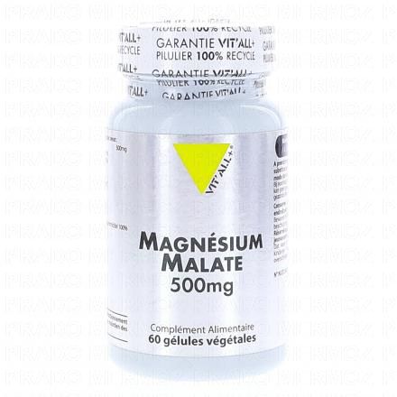 VIT'ALL+ Magnesium malate 500ml x60 gélules