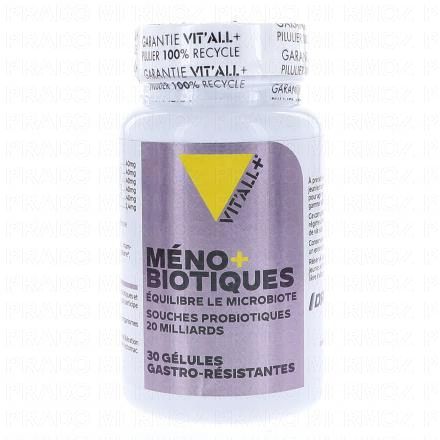 VIT'ALL+ Méno+ Biotiques 30 gélules