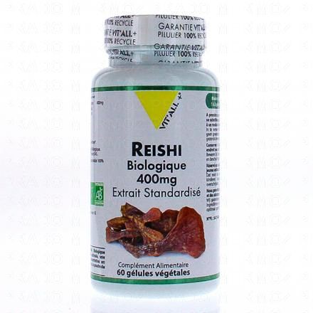 VIT'ALL+ Reishi 400mg 60 gélules