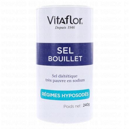 VITAFLOR Sel Bouillet diététique très pauvre en sodium 240g
