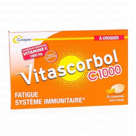 VITASCORBOL C 1000 à croquer x20