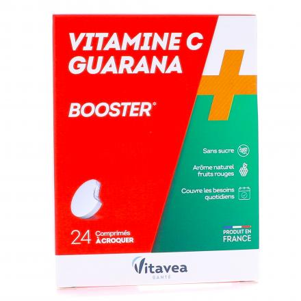 VITAVEA Booster Vitamine C + Guarana 24 comprimés