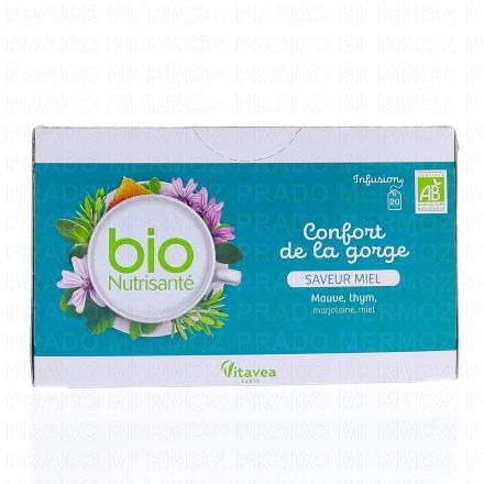 Infusion bio confort de la gorge boîte de 20 sachets 3