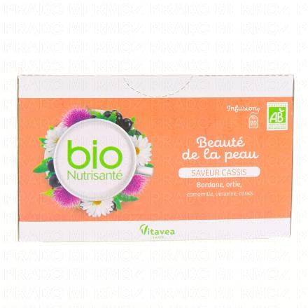 VITAVEA Infusion Beauté de la peau saveur cassis x20 sachets