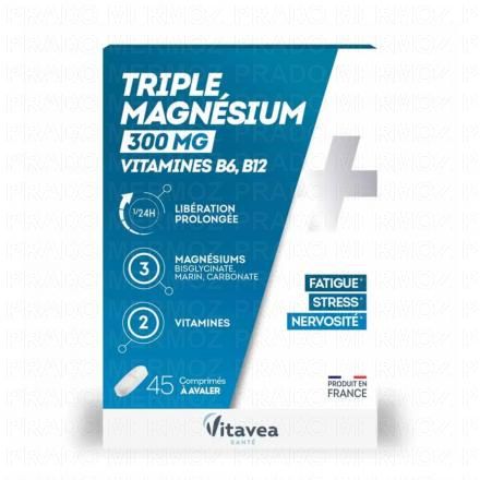 VITAVEA Triple Magnésium 300mg x45 comprimés