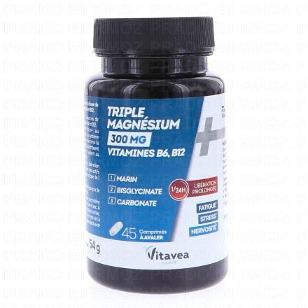VITAVEA Triple Magnésium 300mg x45 comprimés