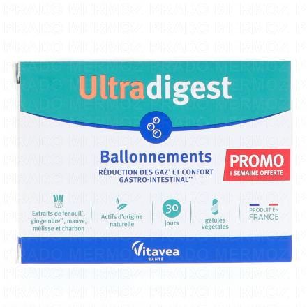 VITAVEA UltraDigest - Ballonnements x90 gélules
