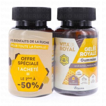 VITAVEA Vita'Royal - Gelée royale gummies (lot de 2 (2x30 gummies))