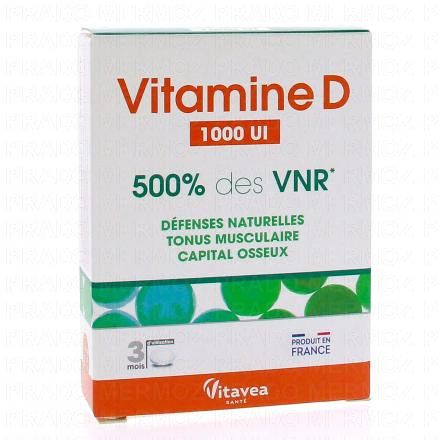 Vitamine D 1000ui 500% des VNR 90 comprimés 3
