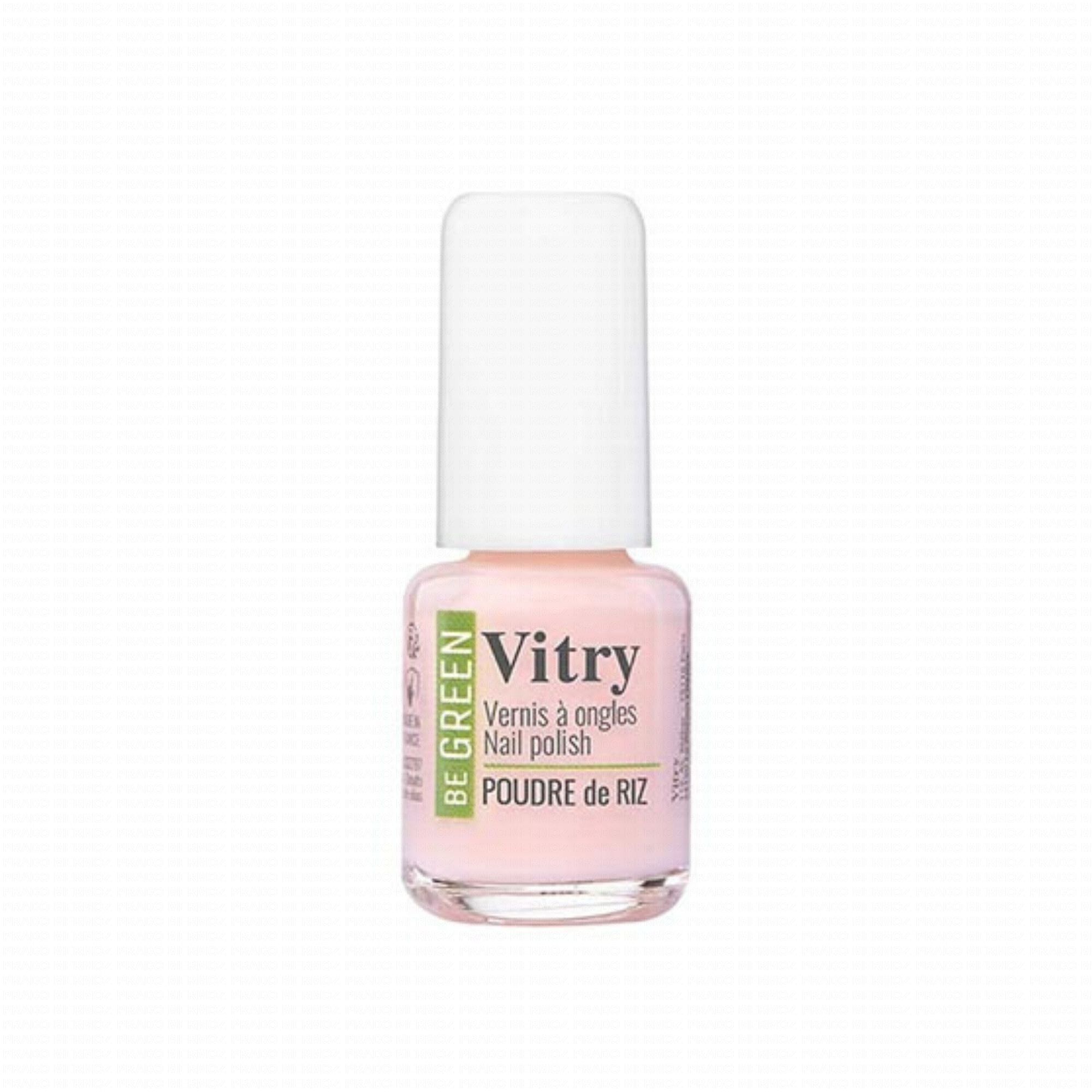 VITRY BE GREEN Vernis à ongles n°28 Poudre de Riz 6ml Parapharmacie Prado Mermoz