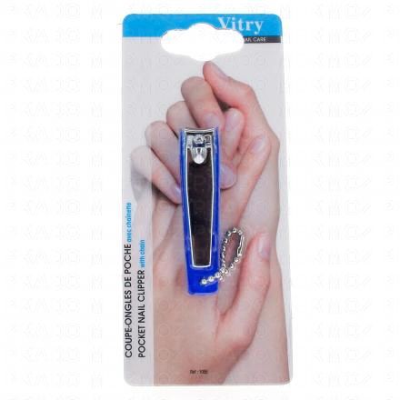 VITRY Coupe ongles de poche avec chaînette