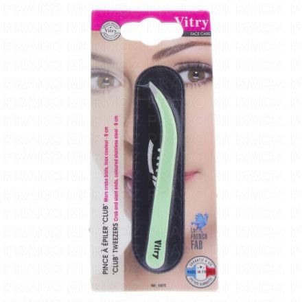 VITRY Face Care - Pince à épiler mors crabe biais 9cm