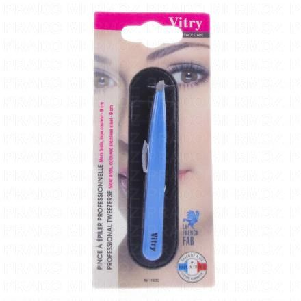 VITRY Face Care - Pince à épiler mors en biais inox 9cm