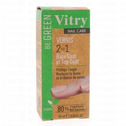 VITRY Vernis 2 en 1 Base et Top Coat flacon 10ml