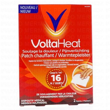 VOLTAHEAT Patchs Chauffants Soulage la douleur x2