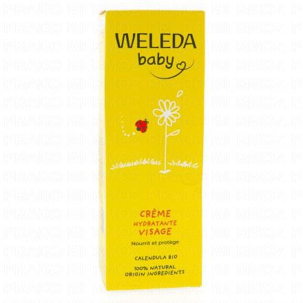 WELEDA Baby - Cr&egrave;me Protectrice Visage b&eacute;b&eacute; bio au Calendula (tube 50ml)