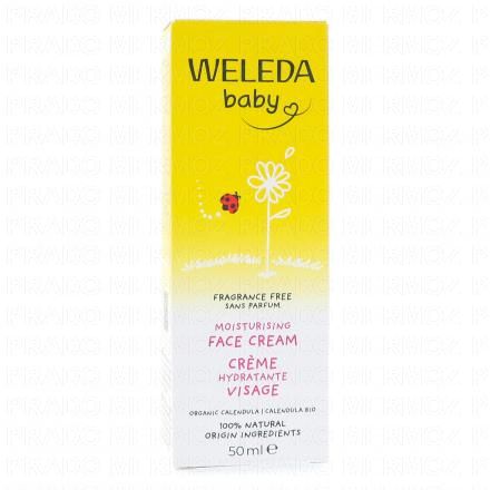 WELEDA Baby - Cr&egrave;me hydratante visage 50ml