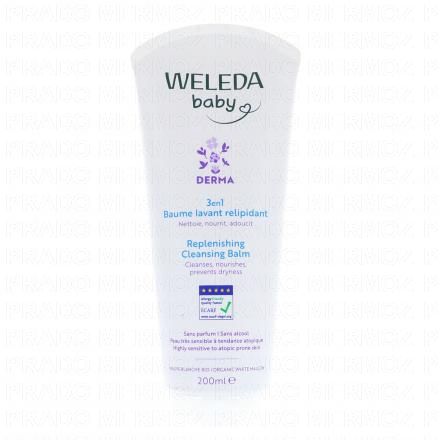 WELEDA Baby Derma - Baume lavant relipidant 3en1 200ml