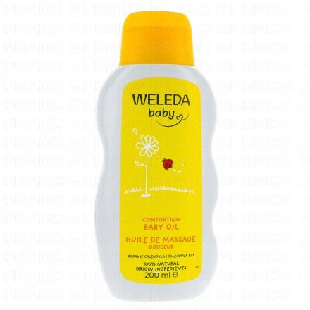 WELEDA Baby - Huile de massage douceur b&eacute;b&eacute; au Calendula