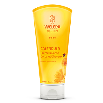 Calendula crème lavante corps & cheveux bébé bio tube 200ml