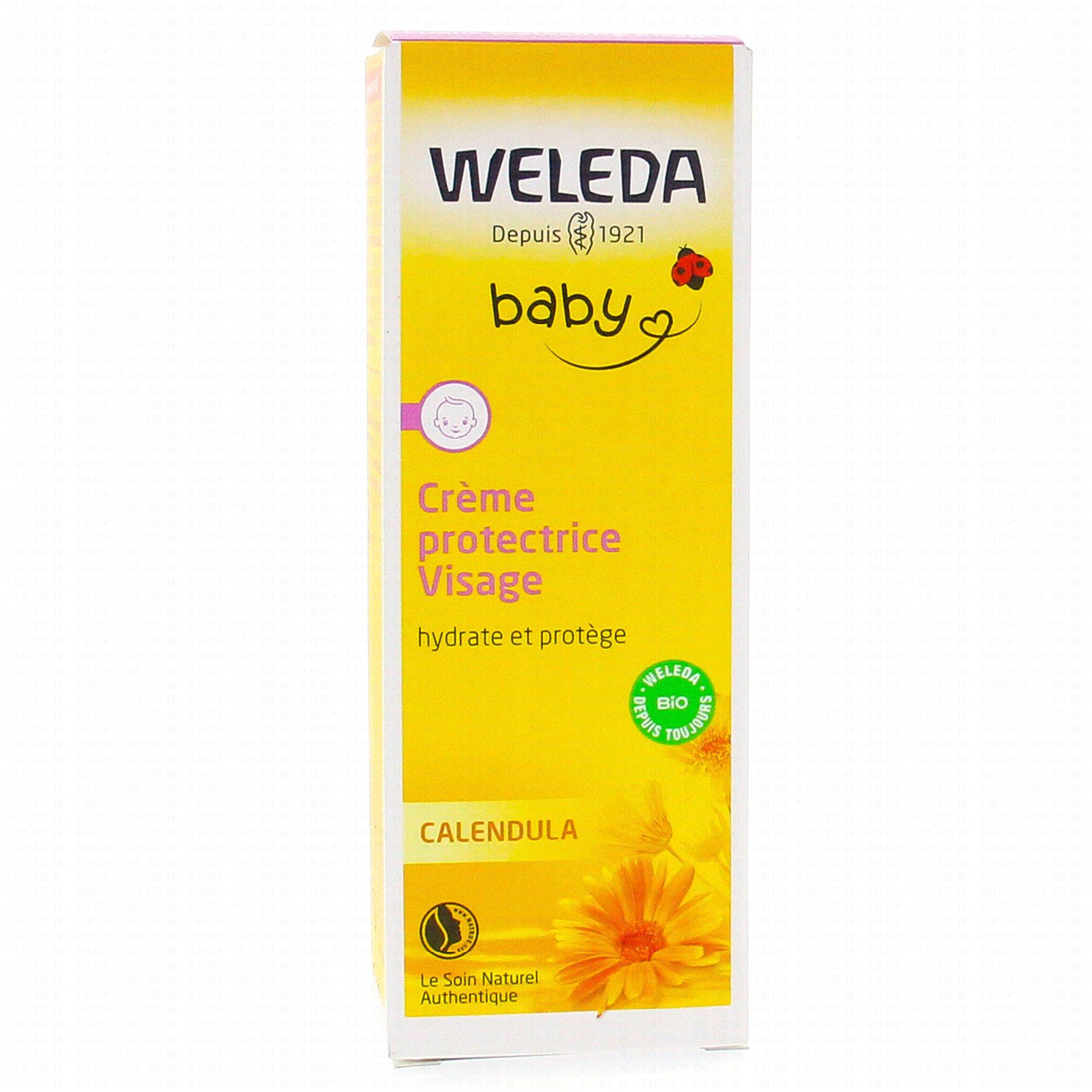 WELEDA Calendula Crème Protectrice Visage bébé bio