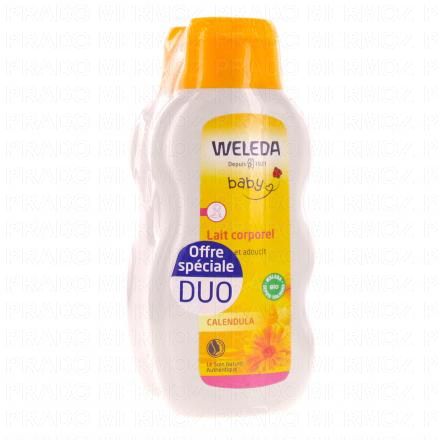 WELEDA Calendula lait corporel bébé bio (lot de 2)