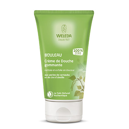 WELEDA Crème de douche gommante au bouleau bio