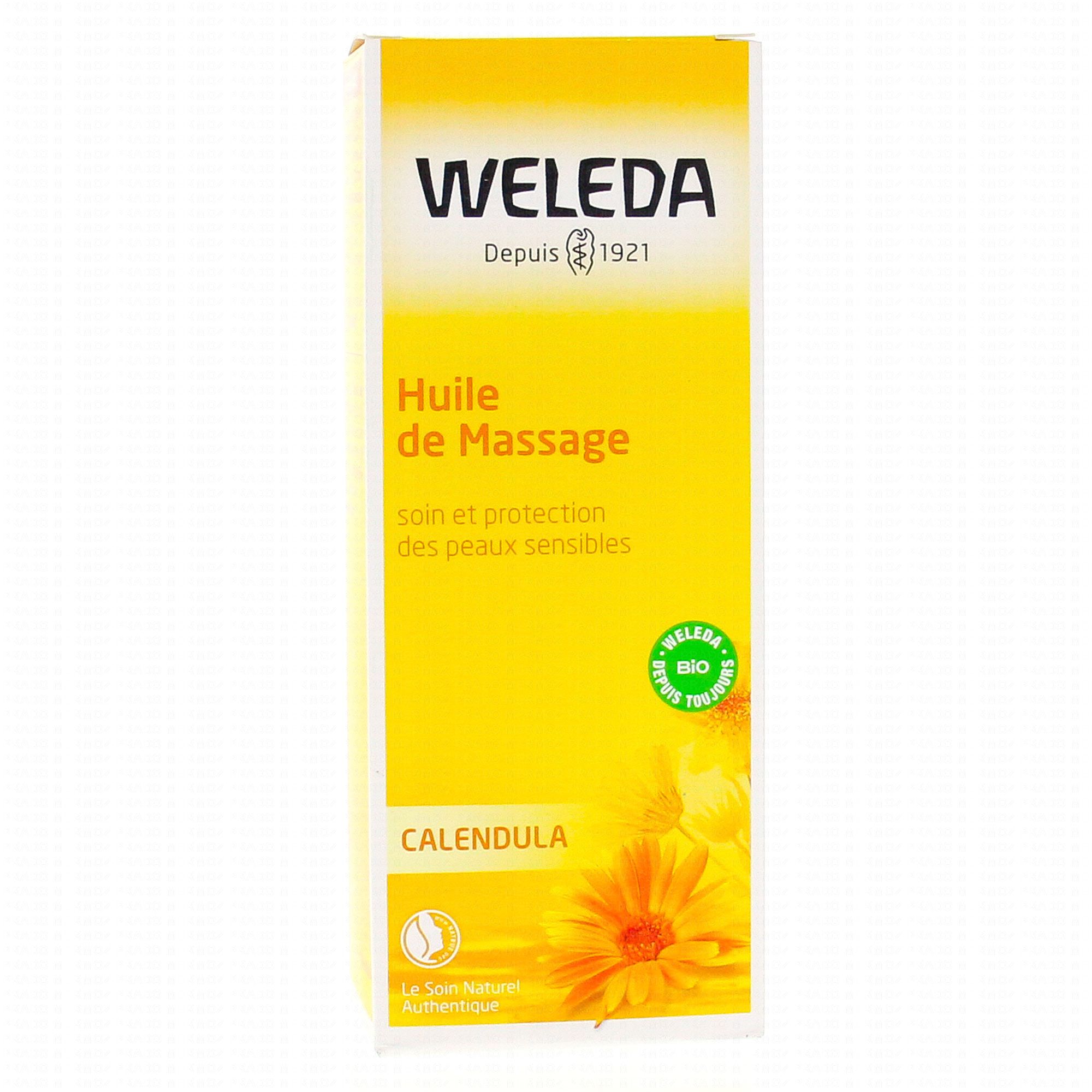 WELEDA Huile de massage au Calendula bio flacon 100ml