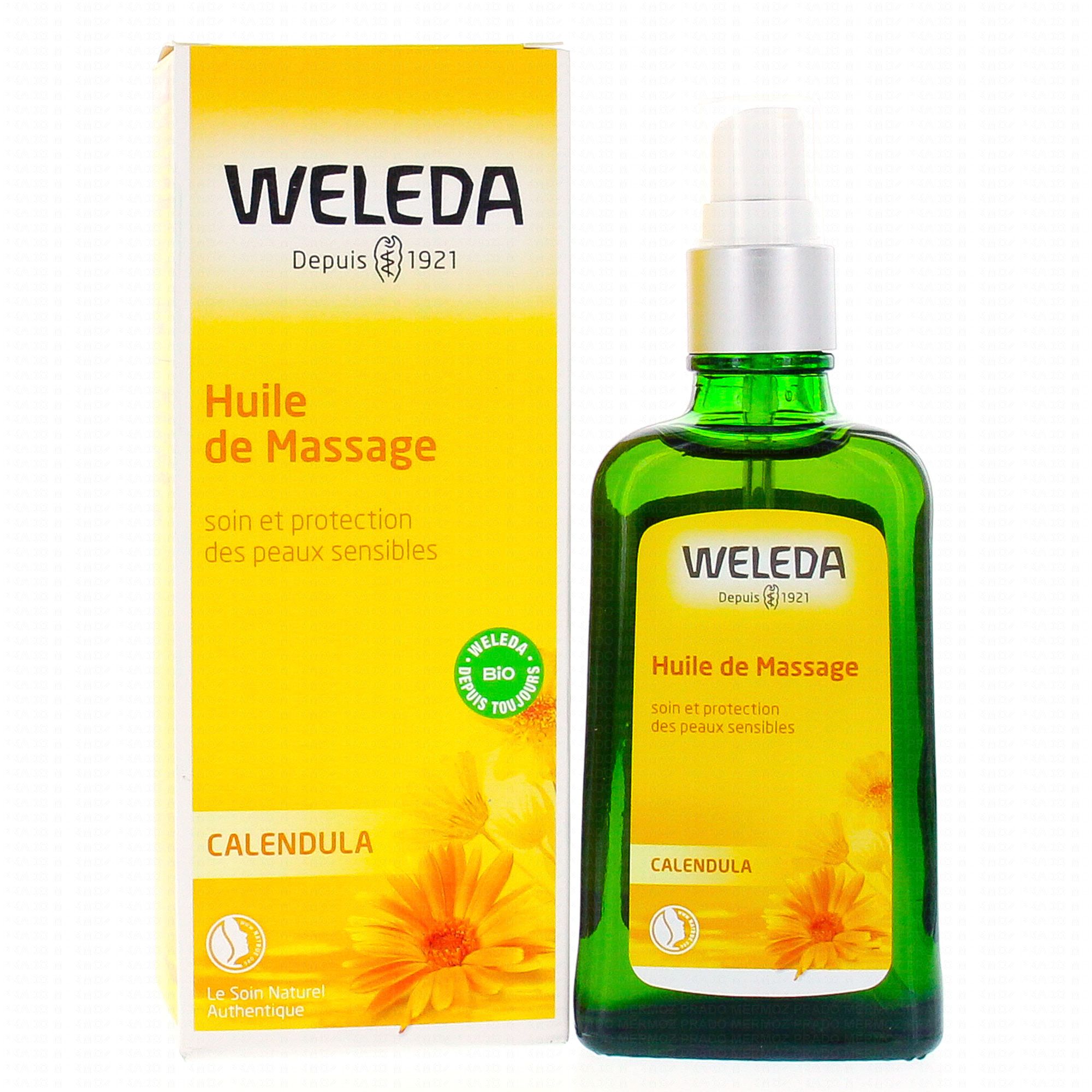 WELEDA Huile de massage au Calendula bio flacon 100ml