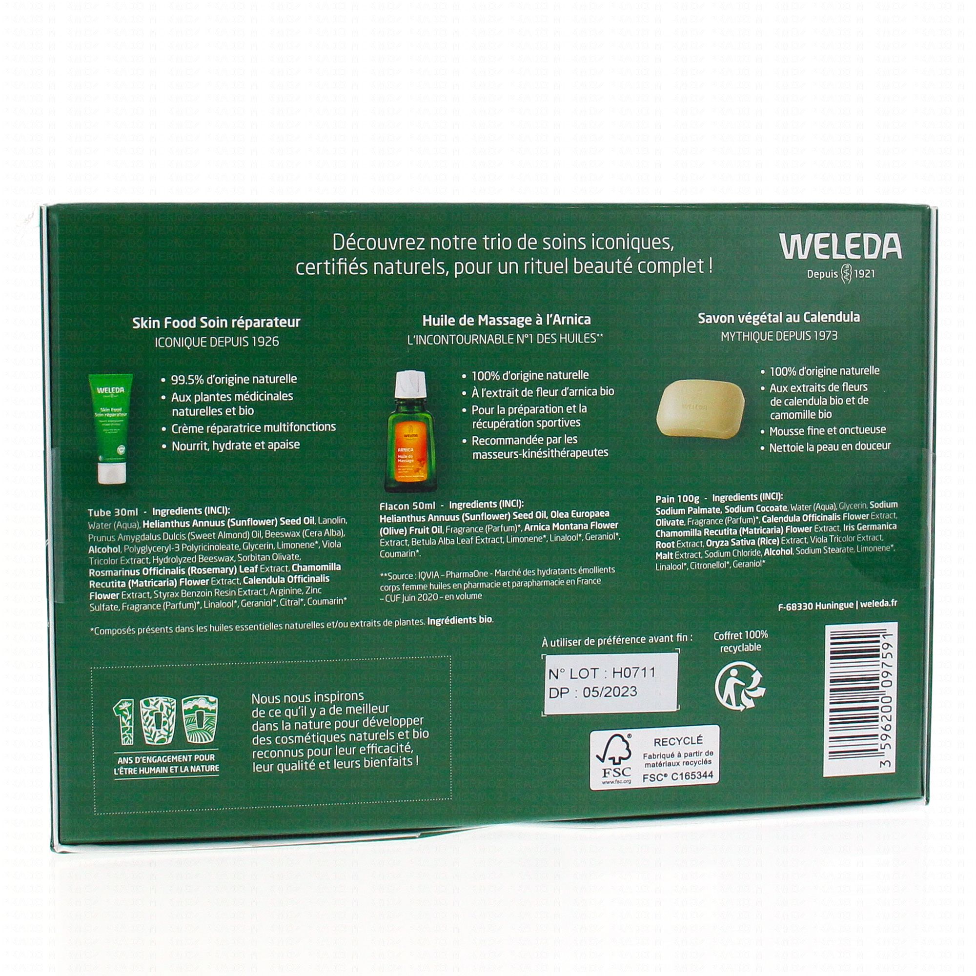 Calendrier De L Avent 2023 Weleda Weleda Les Iconiques Coffret De Noël - Parapharmacie En Ligne - Prado Mermoz