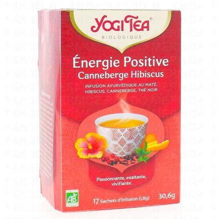 YOGI TEA Energie Positive Canneberge Hibiscus 17 sachets