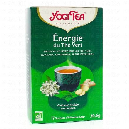 YOGI TEA Energie du thé vert 17 sachets de 1.8g