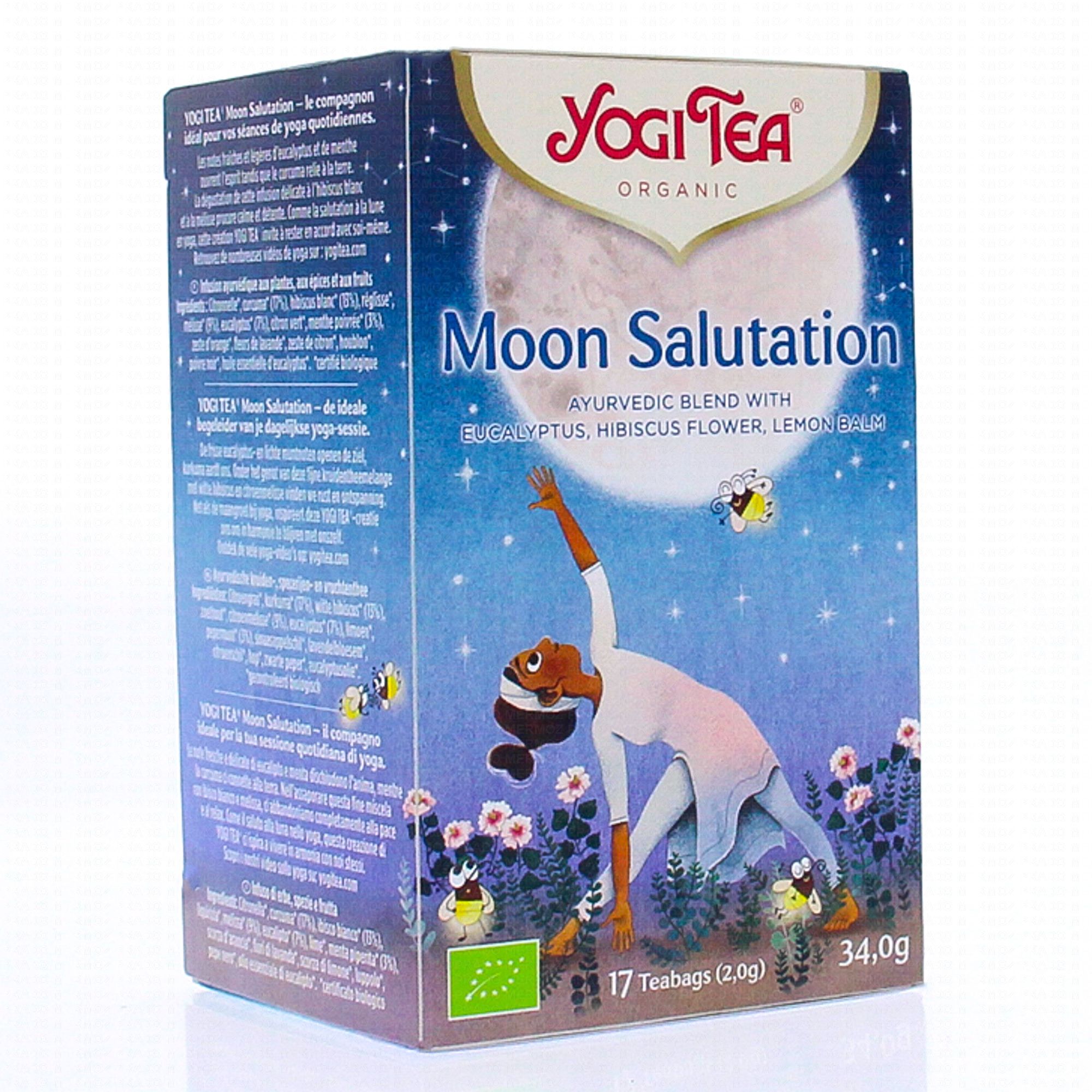 YOGI TEA Moon salutation Bio 17 sachets - Parapharmacie Prado Mermoz