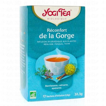 YOGI TEA Réconfort de la gorge 17 sachets de 1.9g