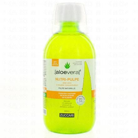 ZUCCARI Aloe Vera Nutri-Pulpe gout pêche blanche 500ml