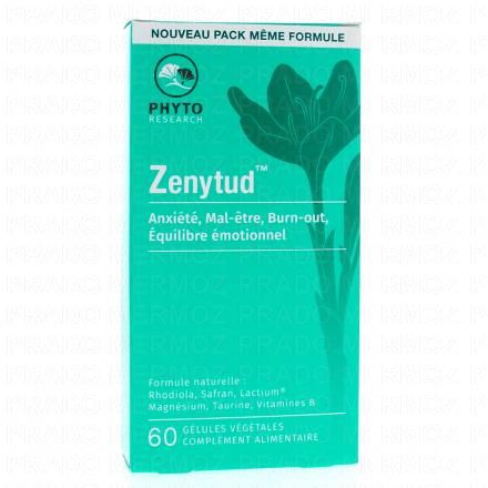 PHYTORESEARCH Zenytud Equilibre émotionnel/anxiété gélules végétales x 60