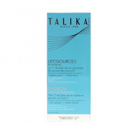 TALIKA Liposourcils Platinium double-sérum activateur de pousse tubes/brosses 2x8,5ml