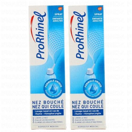 Spray nasal adultes/enfants lot de 2