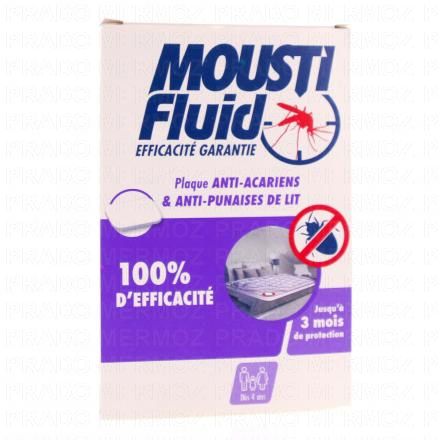 MOUSTILUID Plaque anti-acariens/punaises de lit