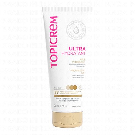 TOPICREM Ultra-hydratant hâle progressif tube 200ml