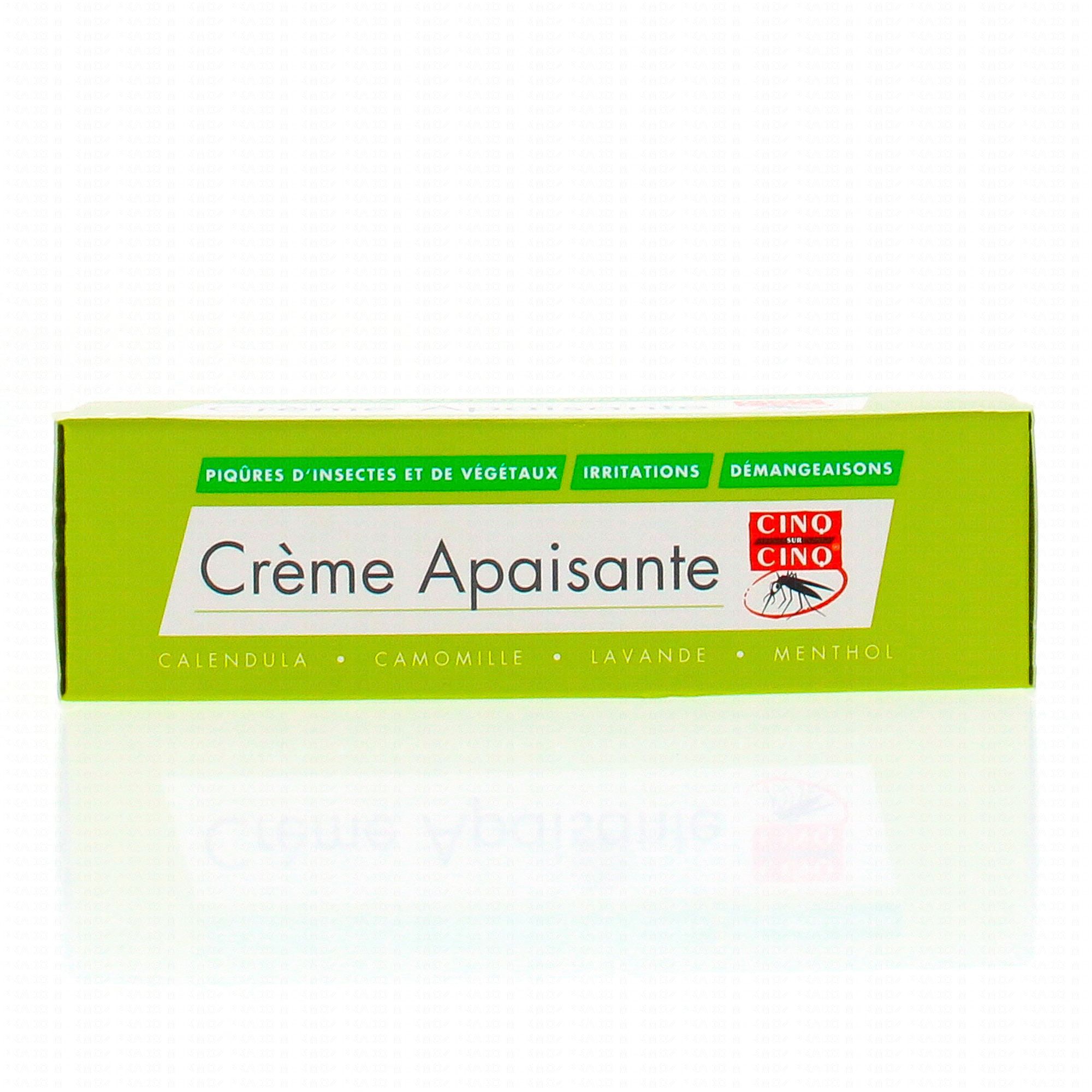 Cinq Sur Cinq Creme Apaisante 3en1 Piqures Insectes Vegetaux Tube 40g Parapharmacie En Ligne Prado Mermoz