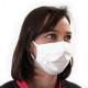 JSE MEDICAL Masque barrière UNS1 tissu doux lavable 20 fois ultra filtrant blanc paquet 6 masques adulte unisex - Illustration n°5